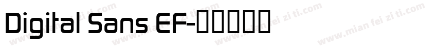 Digital Sans EF字体转换